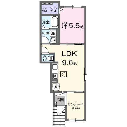グレースヒルズＧＡＭＯ　Ｃ棟 1階 1LDK 賃貸物件詳細