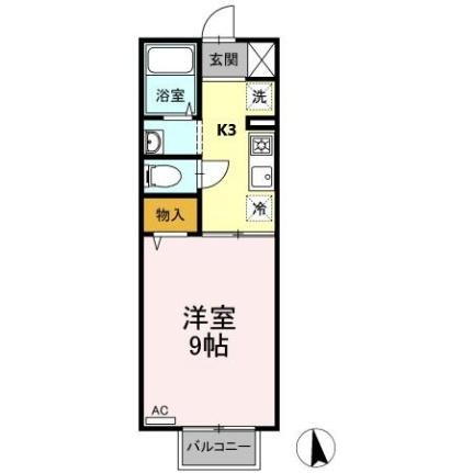 宮城県仙台市太白区鹿野3丁目 長町南駅 1K アパート 賃貸物件詳細