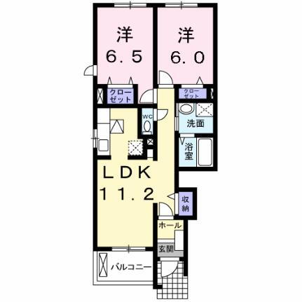 福島県郡山市字古川 郡山駅 2LDK アパート 賃貸物件詳細