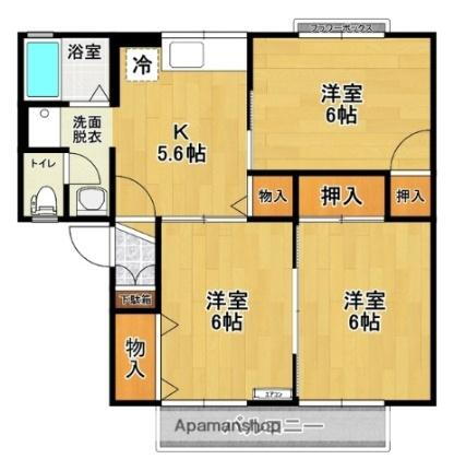 福島県郡山市石渕町 郡山駅 3K アパート 賃貸物件詳細