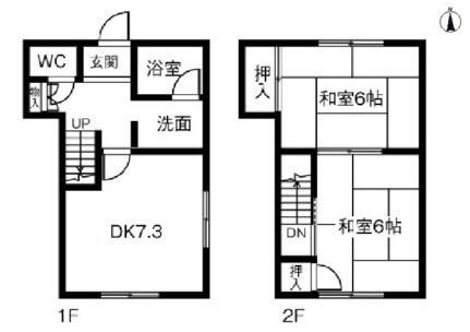 茨城県笠間市市野谷 岩間駅 2DK 一戸建て 賃貸物件詳細