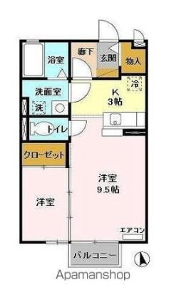 茨城県鹿嶋市大字平井 鹿島神宮駅 1LDK アパート 賃貸物件詳細