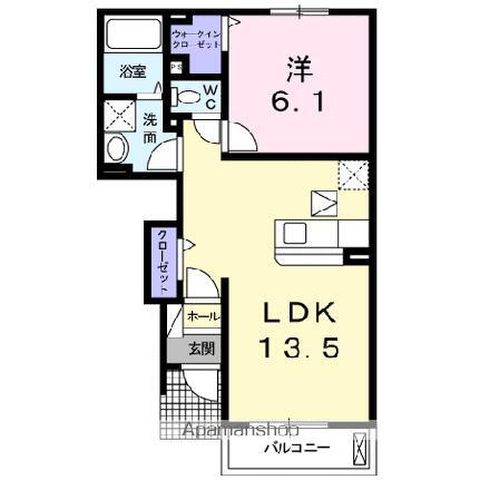 栃木県さくら市喜連川 氏家駅 1LDK アパート 賃貸物件詳細