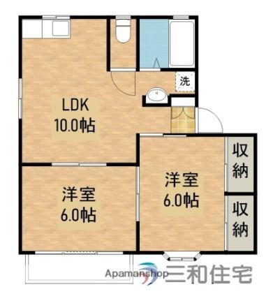 栃木県塩谷郡高根沢町大字宝積寺 宝積寺駅 2LDK アパート 賃貸物件詳細