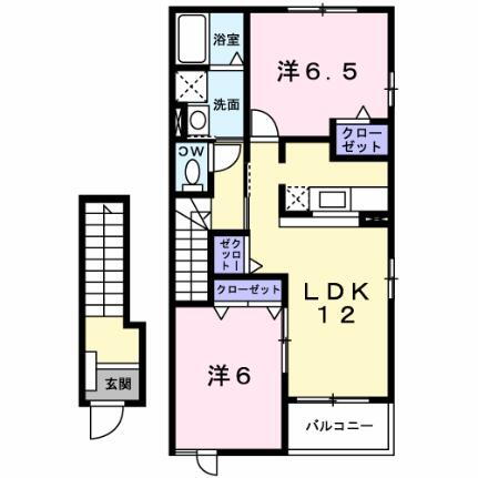 栃木県真岡市台町 北真岡駅 2LDK アパート 賃貸物件詳細