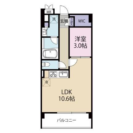 ＰＡＲＫＳＩＤＥ　ＨＩＬＬ 3階 1LDK 賃貸物件詳細