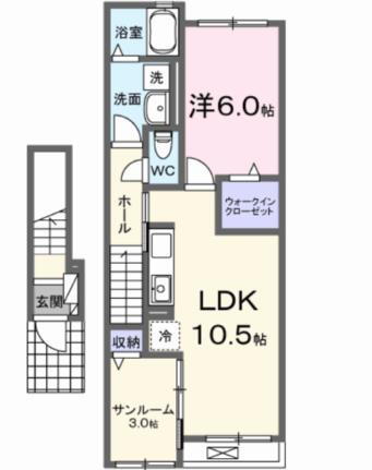 埼玉県上尾市弁財2丁目 上尾駅 1LDK アパート 賃貸物件詳細