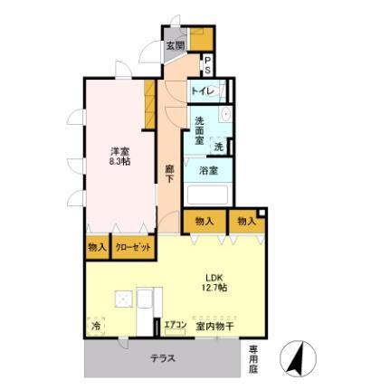 埼玉県上尾市大字瓦葺 東大宮駅 1LDK アパート 賃貸物件詳細