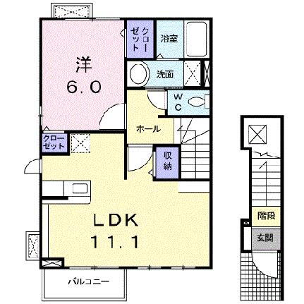 埼玉県飯能市大字双柳 東飯能駅 1LDK アパート 賃貸物件詳細