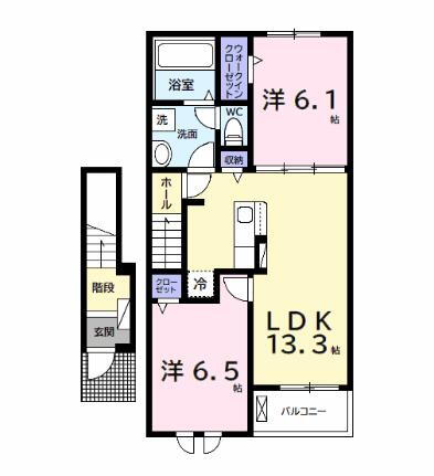 Ｋメゾン君津 2階 2LDK 賃貸物件詳細
