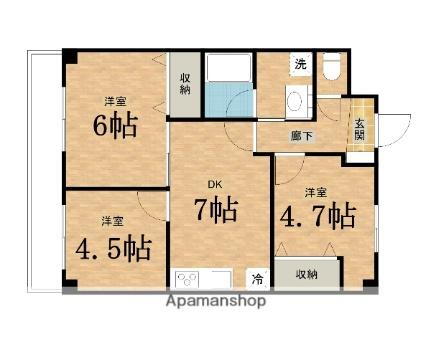 東京都日野市日野台１丁目 日野駅 3DK マンション 賃貸物件詳細