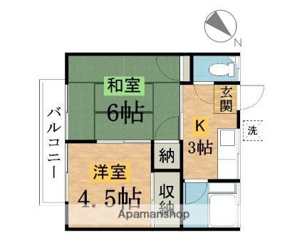 東京都日野市豊田4丁目 豊田駅 2K アパート 賃貸物件詳細