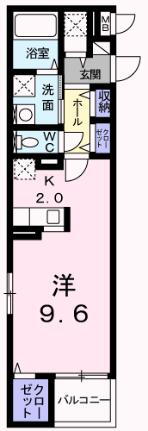 パーク　サイド　ヴィラージュ 2階 ワンルーム 賃貸物件詳細