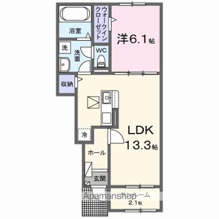 フローリア 1階 1LDK 賃貸物件詳細