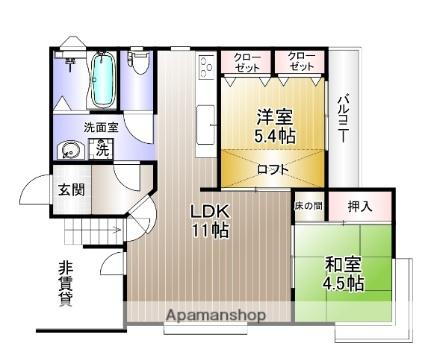 神奈川県横浜市青葉区大場町 市が尾駅 2LDK アパート 賃貸物件詳細