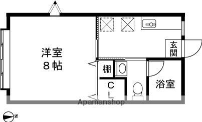 ユニメゾンＩＩ 2階 1K 賃貸物件詳細