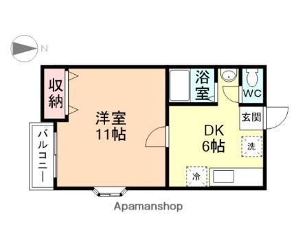 富山県富山市秋吉 大泉駅 1DK アパート 賃貸物件詳細