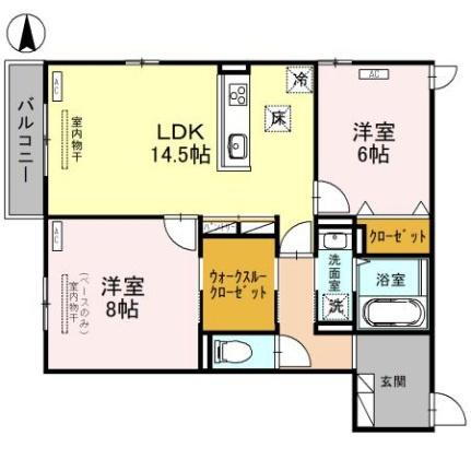 ＤーＲｅｓｉｄｅｎｃｅ諸江町ＣＯＥＵＲ 1階 2LDK 賃貸物件詳細