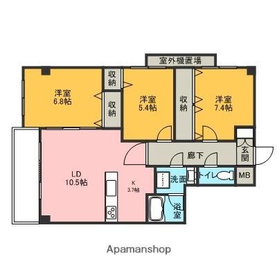 石川県金沢市増泉4丁目 金沢駅 3LDK マンション 賃貸物件詳細