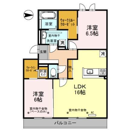 石川県金沢市高畠3丁目 金沢駅 2LDK アパート 賃貸物件詳細