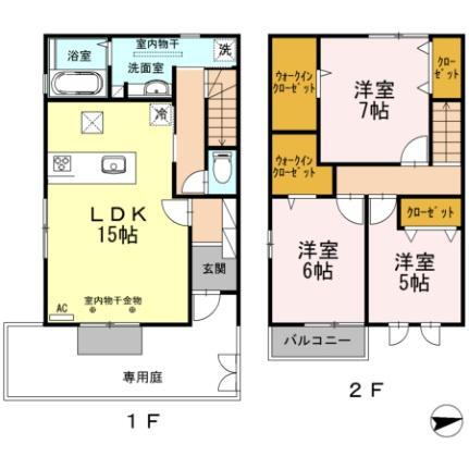 石川県金沢市薬師堂町ロ 金沢駅 3LDK アパート 賃貸物件詳細