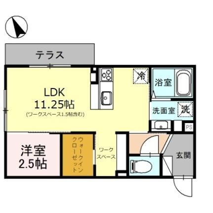 石川県金沢市畝田東3丁目 金沢駅 1LDK アパート 賃貸物件詳細