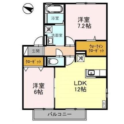 石川県金沢市田上の里1丁目 金沢駅 2LDK アパート 賃貸物件詳細