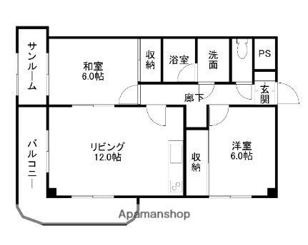 石川県金沢市古府2丁目 金沢駅 2LDK マンション 賃貸物件詳細