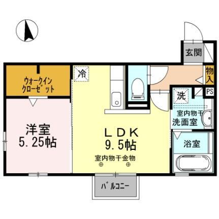石川県野々市市二日市2丁目 野々市駅 1LDK アパート 賃貸物件詳細