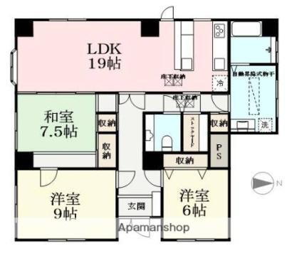 メゾン・ライラック 1階 3LDK 賃貸物件詳細