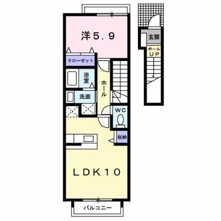 福井県鯖江市丸山町2丁目 鳥羽中駅 1LDK アパート 賃貸物件詳細