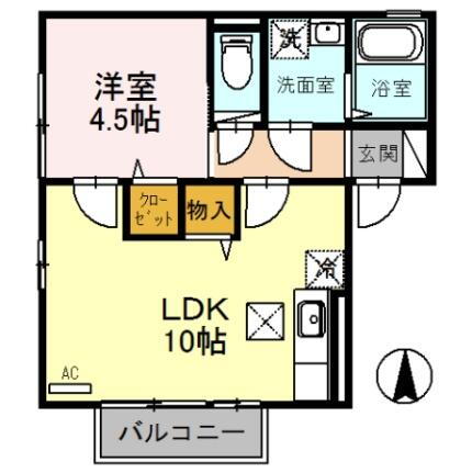 福井県大野市陽明町4丁目 越前大野駅 1LDK アパート 賃貸物件詳細