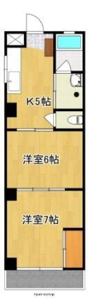 ハイツ三枝 3階 2K 賃貸物件詳細