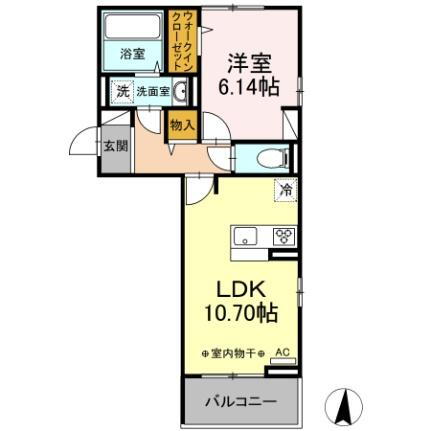 山梨県甲府市伊勢1丁目 甲府駅 1LDK アパート 賃貸物件詳細