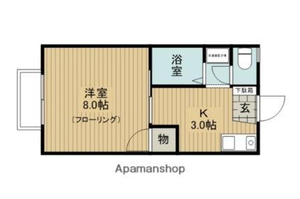 長野県諏訪市大字中洲 茅野駅 1K アパート 賃貸物件詳細