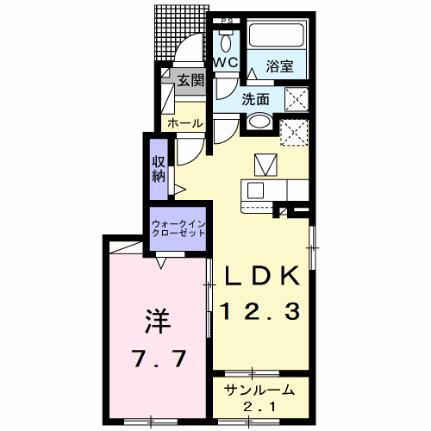 クラール西茅野 1階 1LDK 賃貸物件詳細