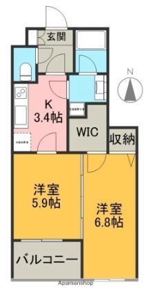 静岡県裾野市桃園 裾野駅 2K マンション 賃貸物件詳細