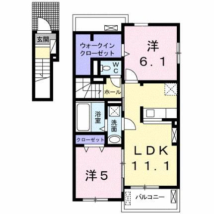 静岡県菊川市本所 菊川駅 2LDK アパート 賃貸物件詳細