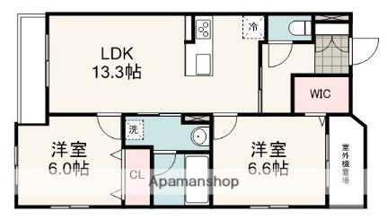 アヴェニール豊田 3階 2LDK 賃貸物件詳細