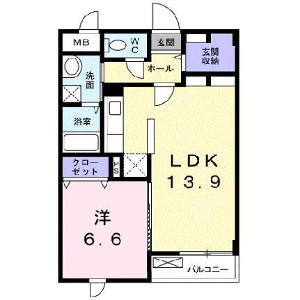 シーダーエース 2階 1LDK 賃貸物件詳細