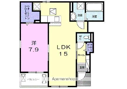 滋賀県長浜市八幡東町 長浜駅 1LDK アパート 賃貸物件詳細