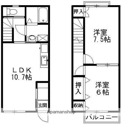 滋賀県長浜市大路町 長浜駅 2LDK 一戸建て 賃貸物件詳細