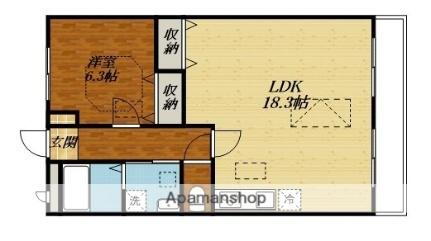 滋賀県東近江市東沖野4丁目 八日市駅 1LDK マンション 賃貸物件詳細