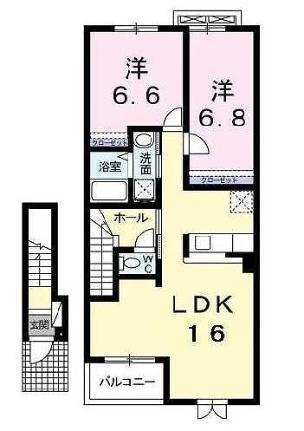 滋賀県東近江市小脇町 太郎坊宮前駅 2LDK アパート 賃貸物件詳細