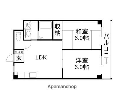 滋賀県野洲市冨波乙 野洲駅 2DK マンション 賃貸物件詳細