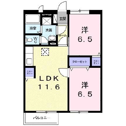 滋賀県大津市大江6丁目 瀬田駅 2LDK アパート 賃貸物件詳細