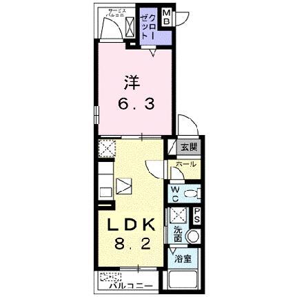 滋賀県守山市伊勢町 栗東駅 1LDK アパート 賃貸物件詳細