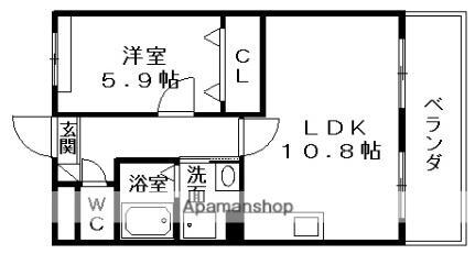 滋賀県大津市野郷原1丁目 石山駅 1LDK マンション 賃貸物件詳細
