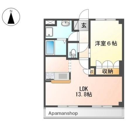 滋賀県東近江市八日市金屋3丁目 八日市駅 1LDK アパート 賃貸物件詳細