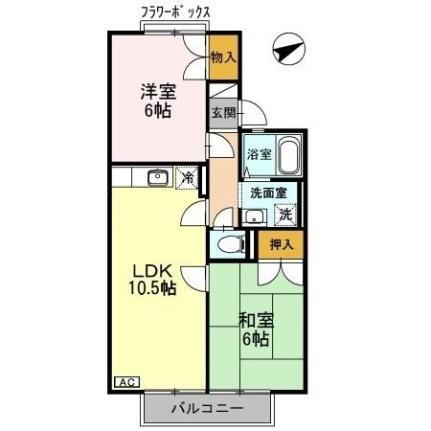 滋賀県東近江市東沖野5丁目 八日市駅 2LDK アパート 賃貸物件詳細